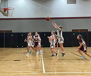 Girls basketball game